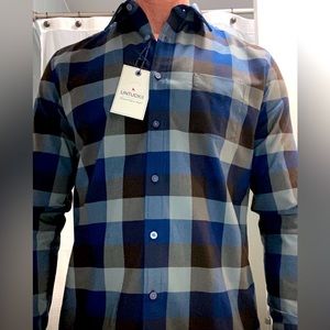 UNTUCKit Men’s Large Slim Fit Button Down